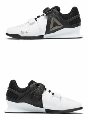 Reebok Men’s White & Black Training Shoes Legacy Lifter 'White Black' SZ 8.5